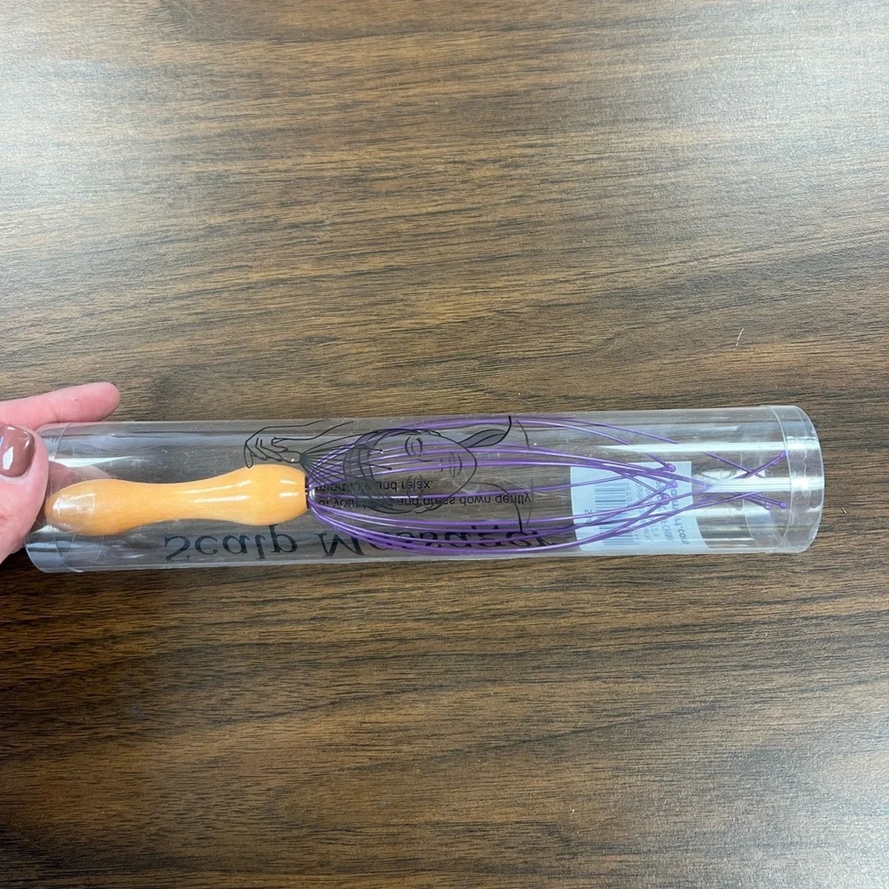 purple scalp massager
